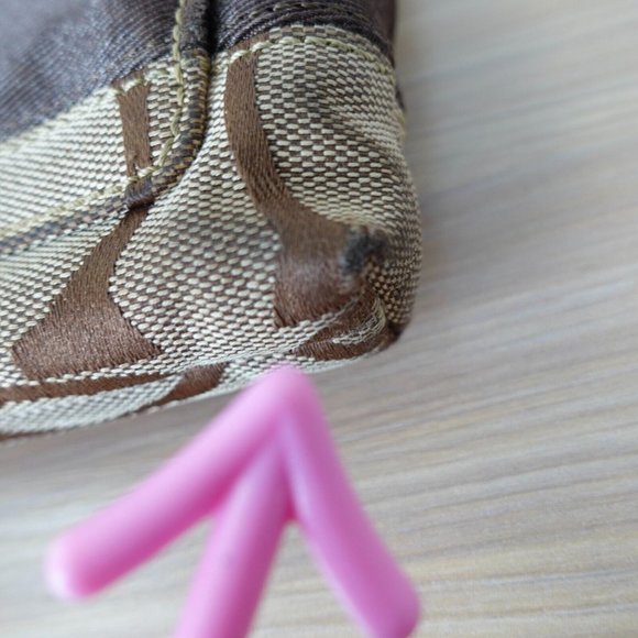 Coach Bag Womens Brown Crossbody Shoulder Purse Designer Monogram Logo Signature - Picture 8 of 16